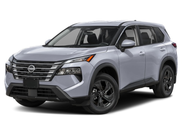 2026 Nissan Rogue SV in Gray — front three-quarter view
