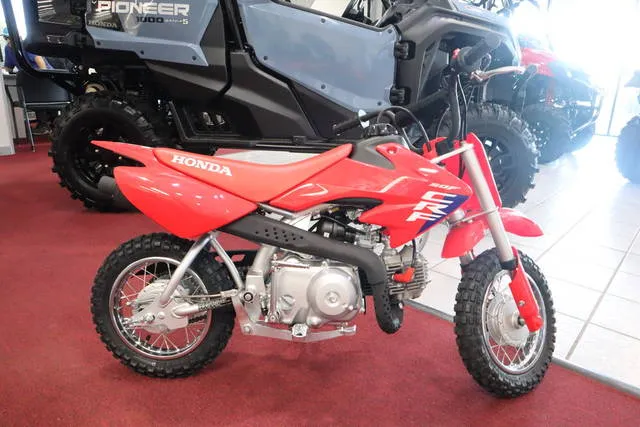 2026 Honda® CRF50F — front three-quarter view