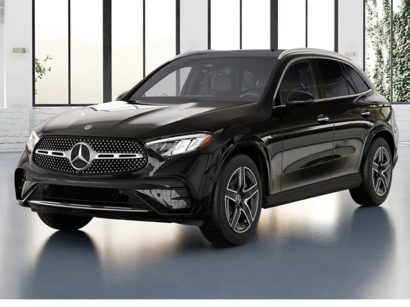 2026 Mercedes-Benz GLC 300 in Black — front three-quarter view