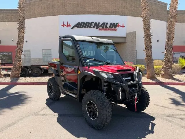 2026 Kawasaki Ridge® Platinum Ranch Edition HVAC — front three-quarter view