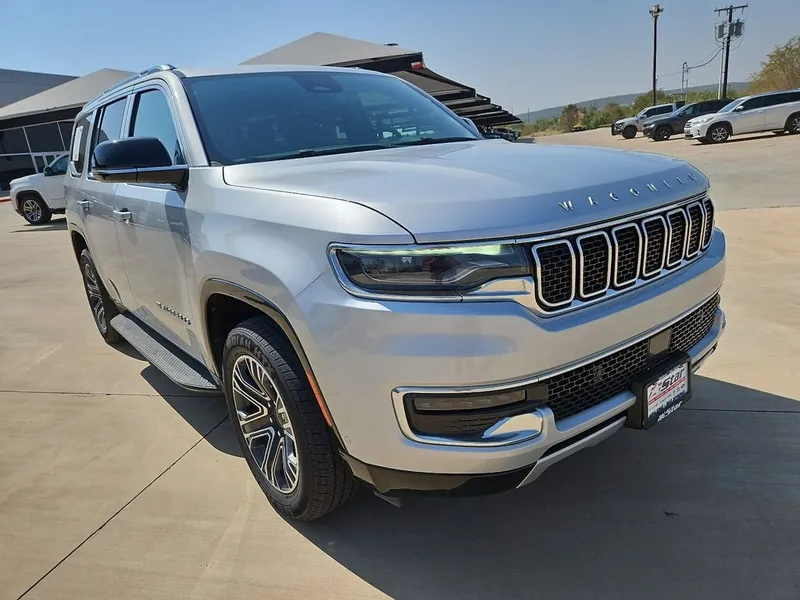 2024 Jeep Wagoneer Series II in Silver Zynith — front three-quarter view