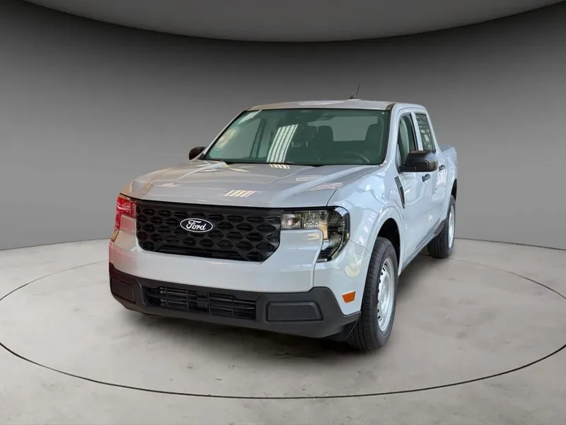 2026 Ford Maverick XL in White Metallic — front three-quarter view