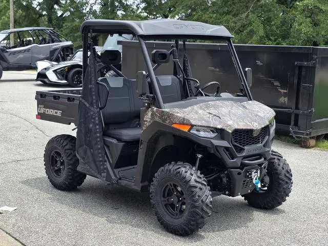 2026 CFMOTO UFORCE 600 Camo — front three-quarter view