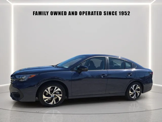2024 Subaru Legacy Premium in Cosmic Blue Pearl — front three-quarter view