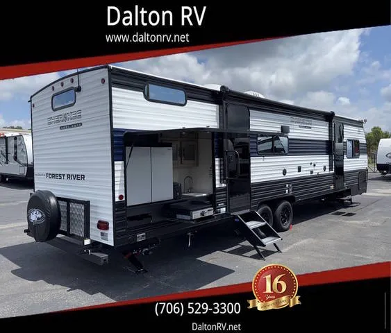 2027 Forest River Grey Wolf 29TE — front three-quarter view