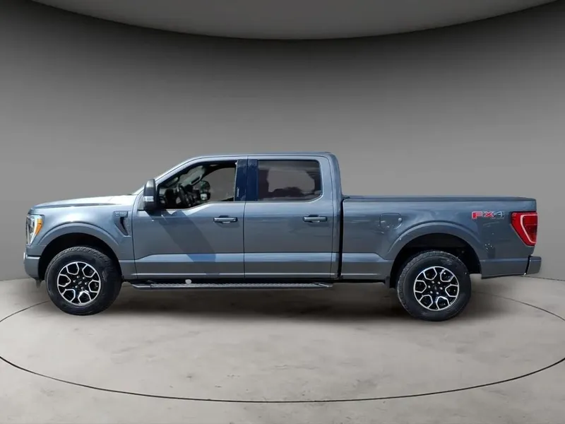 2023 Ford F-150 XLT in Carbonized Gray Metallic — front three-quarter view