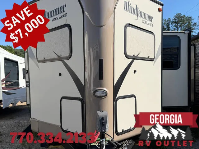 2017 Forest River Rockwood Windjammer 3008W — front three-quarter view