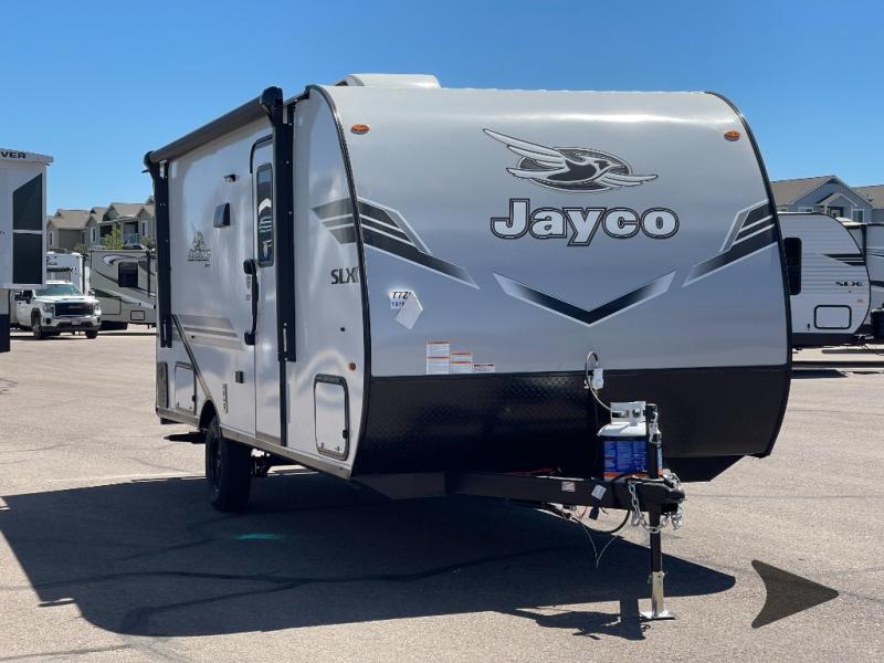2026 Jayco Jay Flight SLX — front three-quarter view