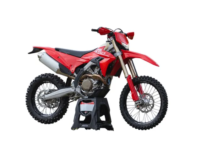 2026 Ducati Desmo450 EDS — front three-quarter view