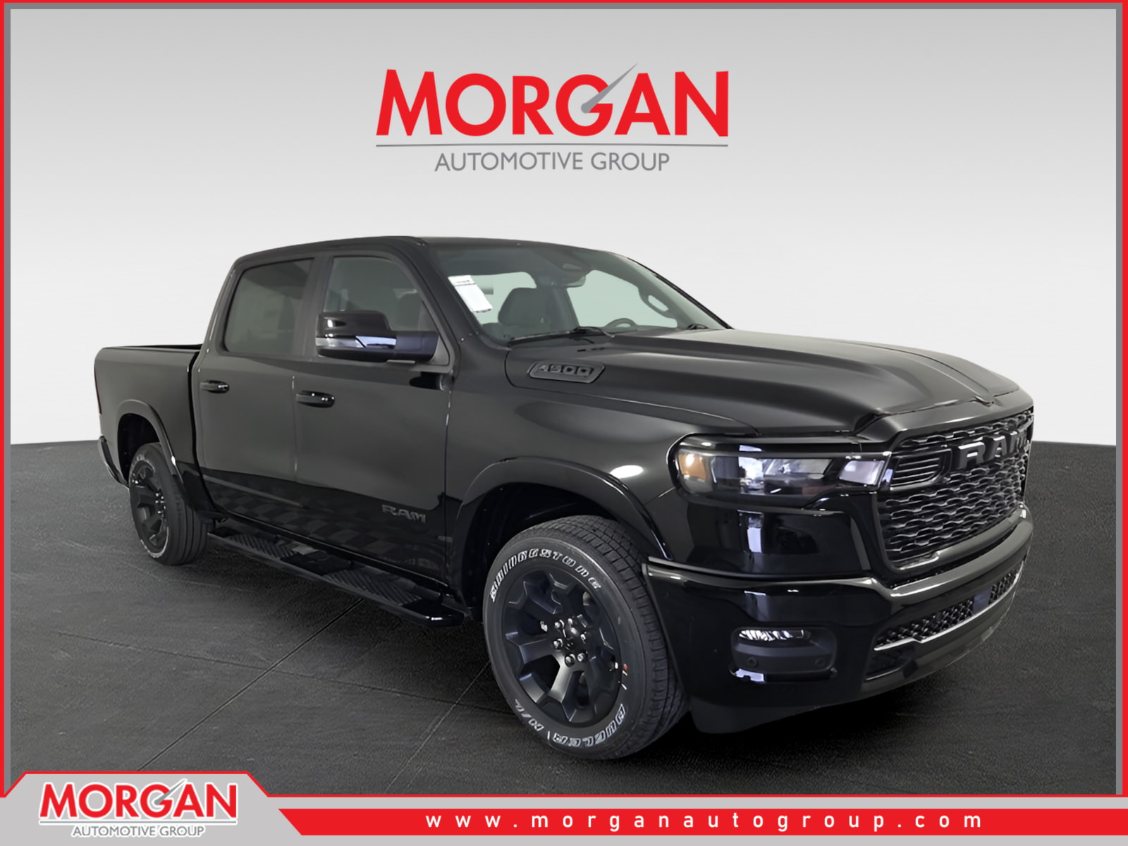 2026 Ram 1500 Big Horn/Lone Star in Black — front three-quarter view