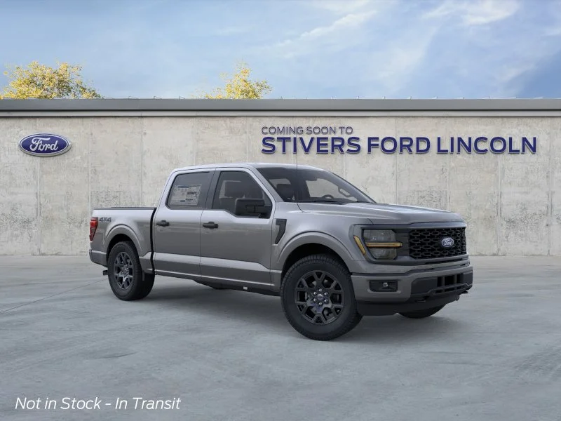 2026 Ford F-150 STX in Carbonized Gray Metallic — front three-quarter view