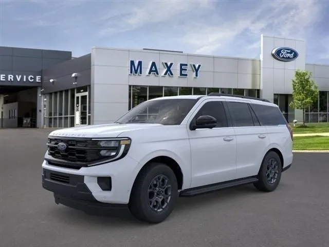 2026 Ford Expedition Active in Space Silver Metallic — front three-quarter view