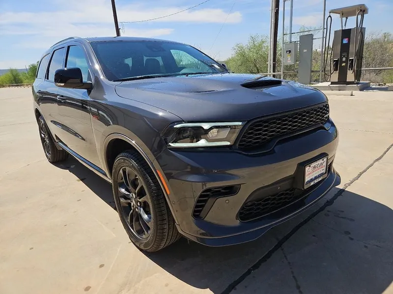 2026 Dodge Durango GT Plus in Vapor Gray — front three-quarter view