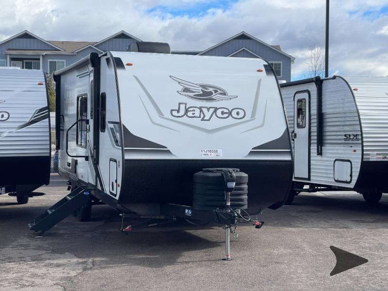 2026 Jayco Jay Feather — front three-quarter view