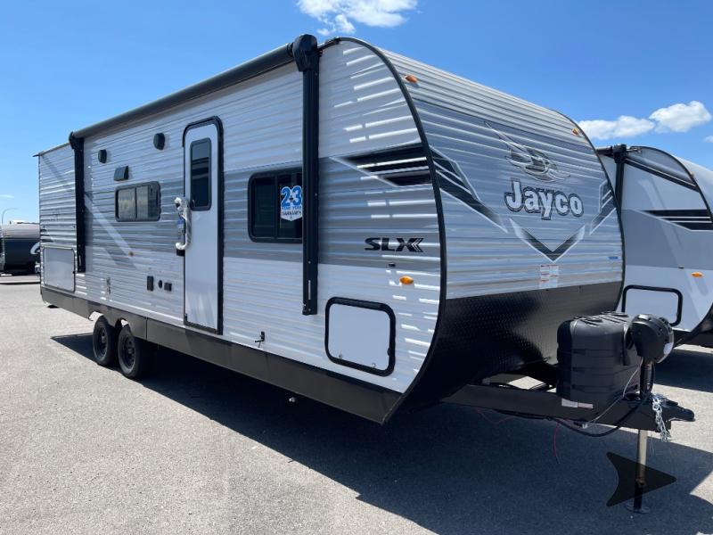 2026 Jayco Jay Flight SLX — front three-quarter view
