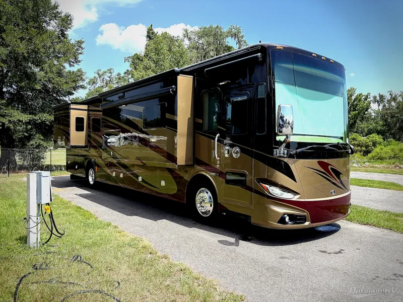 2018 Tiffin Phaeton — front three-quarter view