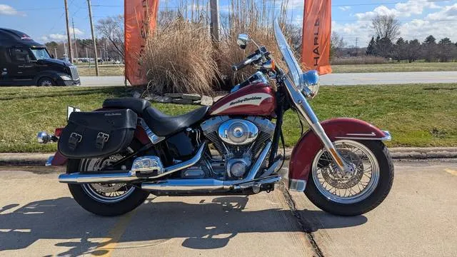 2006 Harley-Davidson® FLST - Softail® Heritage — front three-quarter view