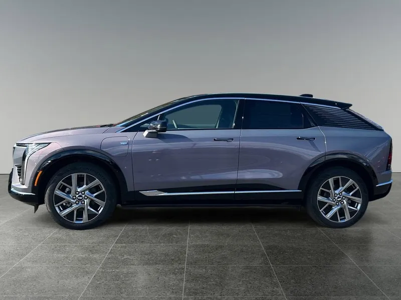 2025 Cadillac OPTIQ Luxury 1 in Celestial Metallic — front three-quarter view