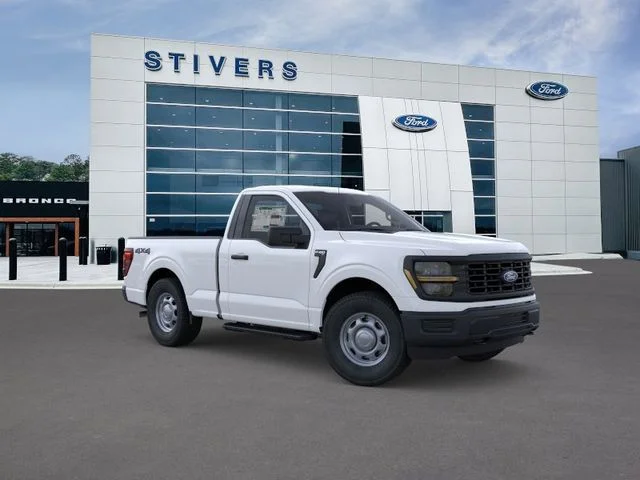 2026 Ford F-150 XL in White — front three-quarter view