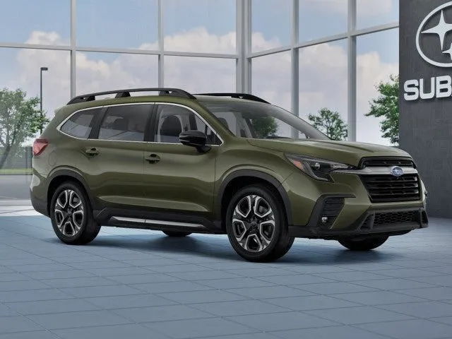 2026 Subaru ASCENT Limited 7-Passenger in Autumn Green Metallic — front three-quarter view