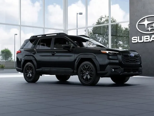 2026 Subaru OUTBACK Limited XT in Crystal Black Silica — front three-quarter view