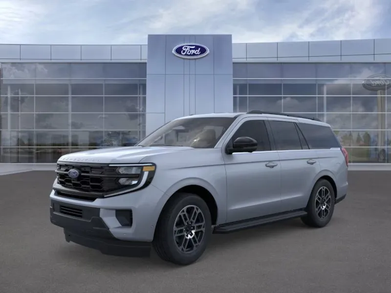 2026 Ford Expedition in R7 Gray — front three-quarter view