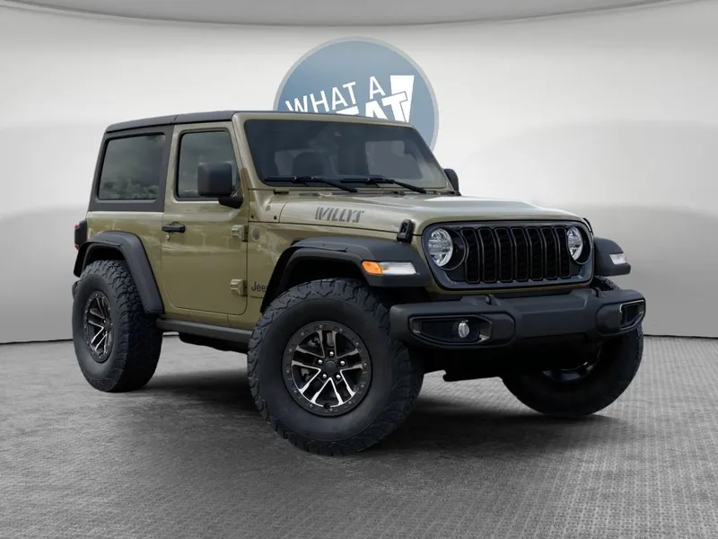 2026 Jeep Wrangler Willys in 41 Exterior Paint — front three-quarter view