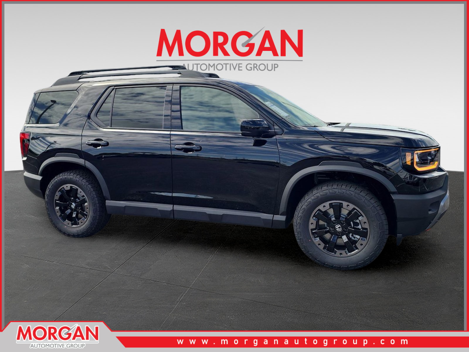 2026 Honda Passport TrailSport Elite in Black — front three-quarter view