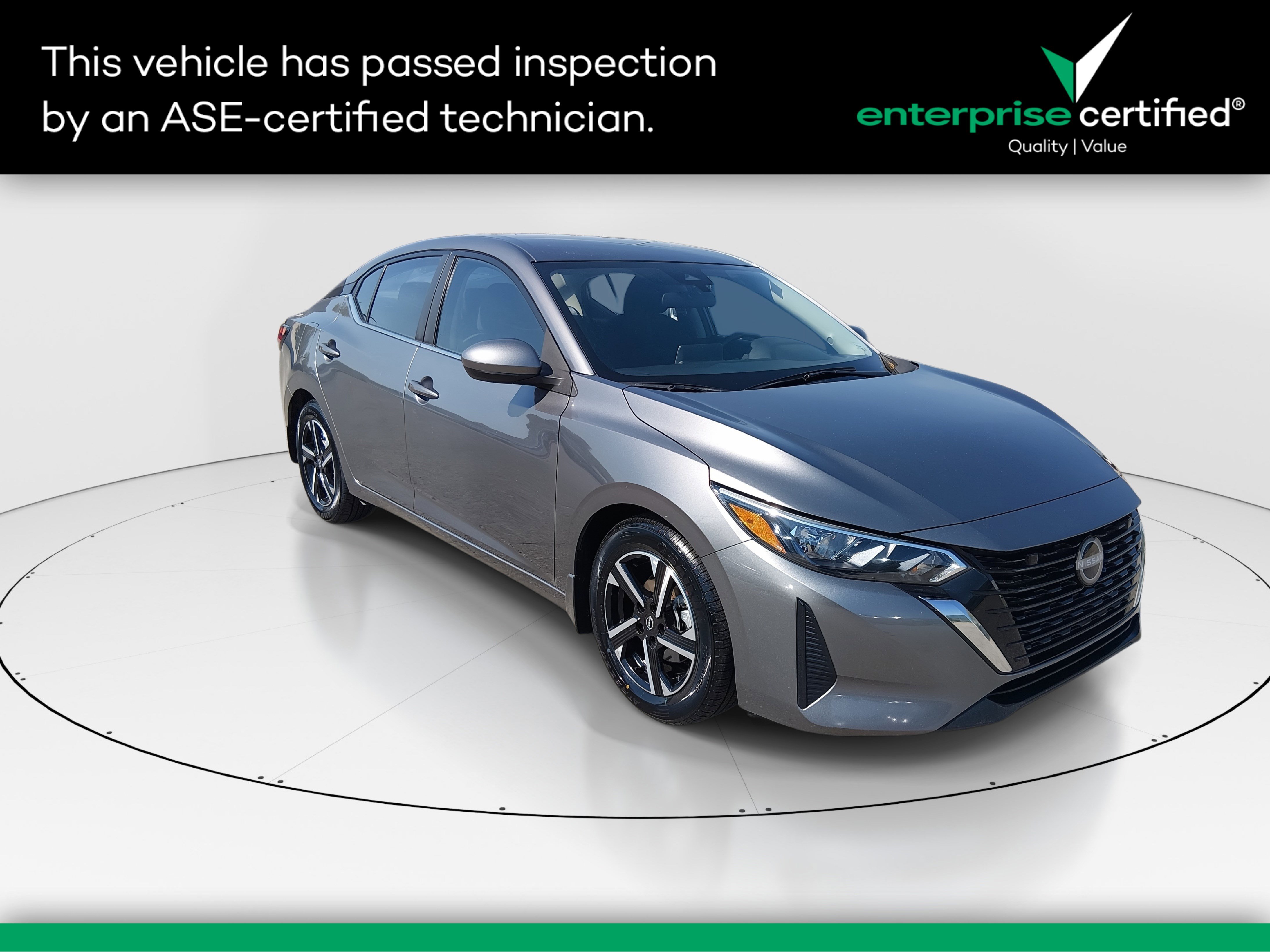 2024 Nissan Sentra SV CVT — front three-quarter view