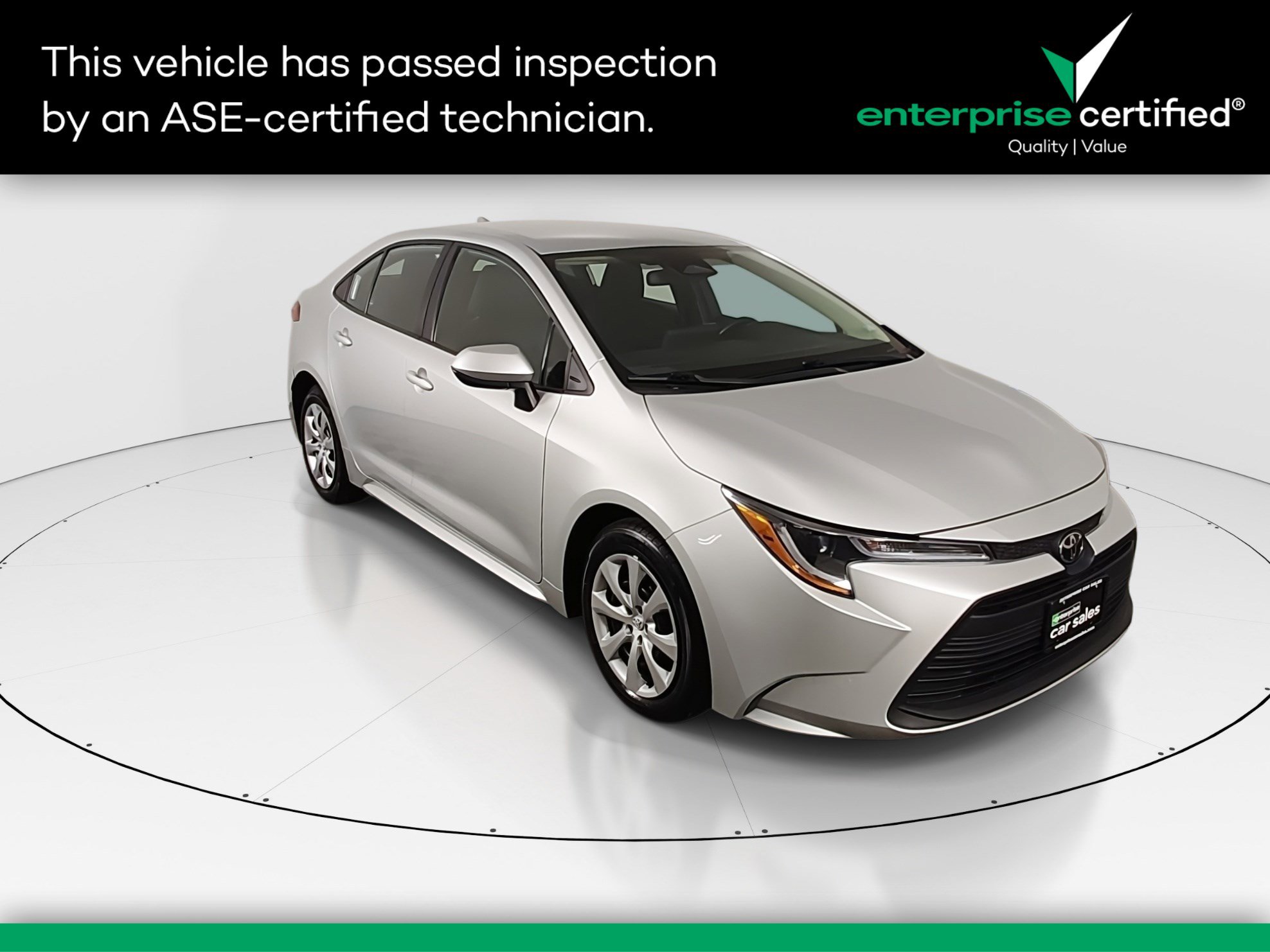 2024 Toyota Corolla LE CVT — front three-quarter view