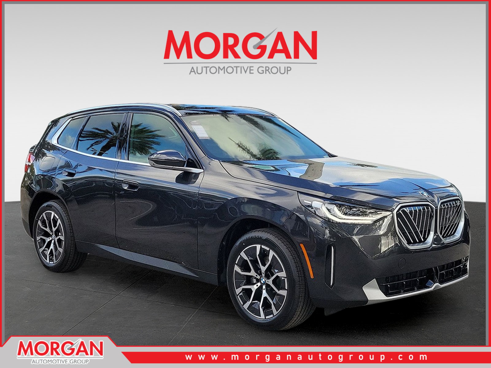 2026 BMW X3 30 xDrive in Dark Graphite Metallic — front three-quarter view