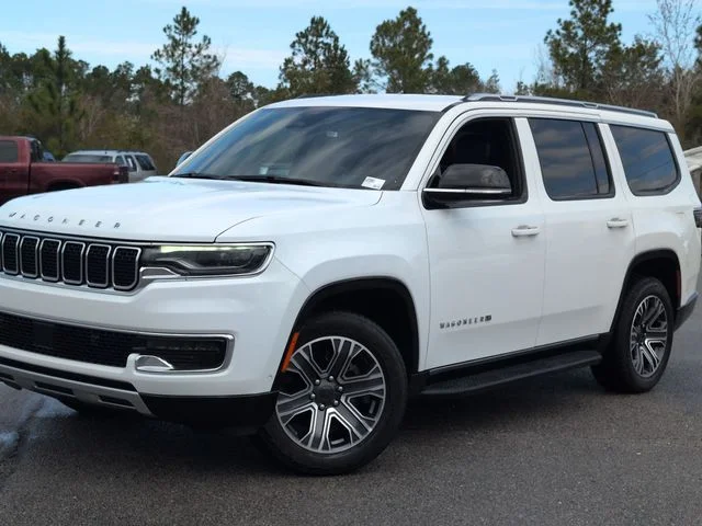 2024 Jeep Wagoneer Series II in White — front three-quarter view