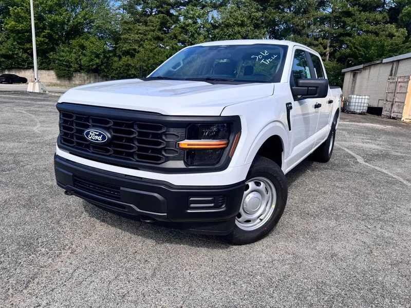 2026 Ford F-150 XL in Oxford White — front three-quarter view