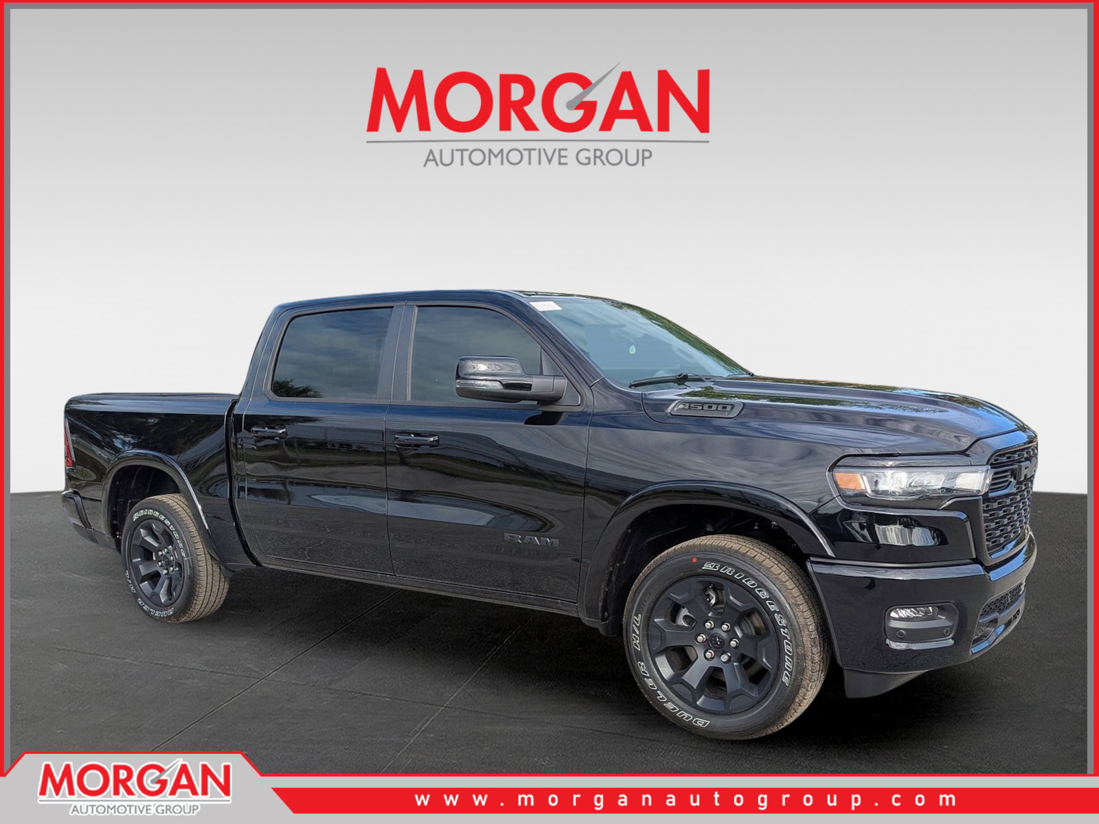 2026 Ram 1500 Big Horn/Lone Star in Black — front three-quarter view