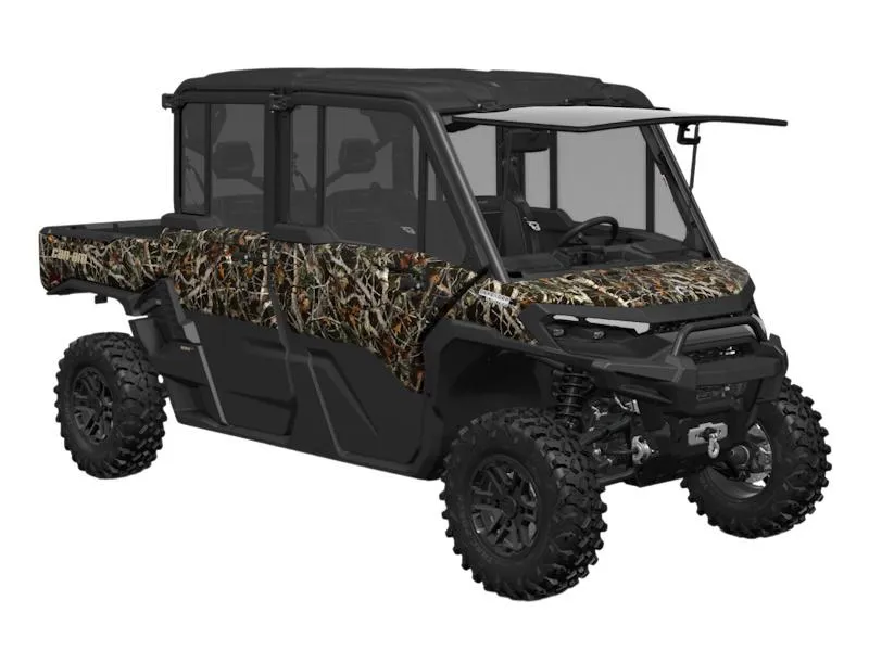 2026 Can-Am Defender MAX Limited HD11 Dark Wildland Camo — front three-quarter view
