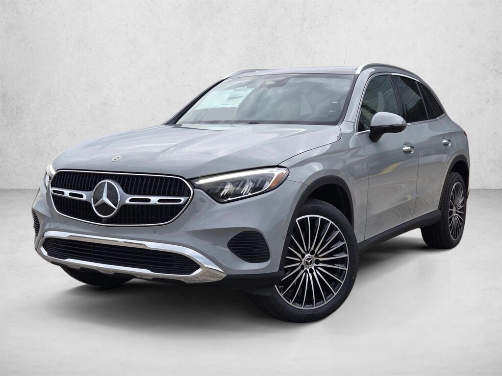 2026 Mercedes-Benz GLC 300 GLC 300 SUV in MANUFAKTUR Alpine Gray — front three-quarter view
