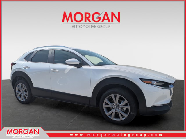 2026 Mazda CX-30 2.5 S Premium in Snowflake White Pearl Mica — front three-quarter view