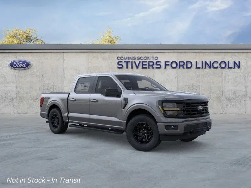 2026 Ford F-150 XLT in Carbonized Gray Metallic — front three-quarter view