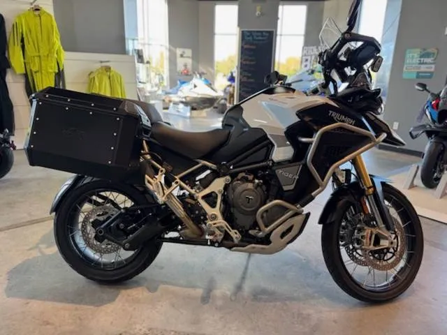 2023 Triumph Tiger 1200 Rally Explorer — front three-quarter view