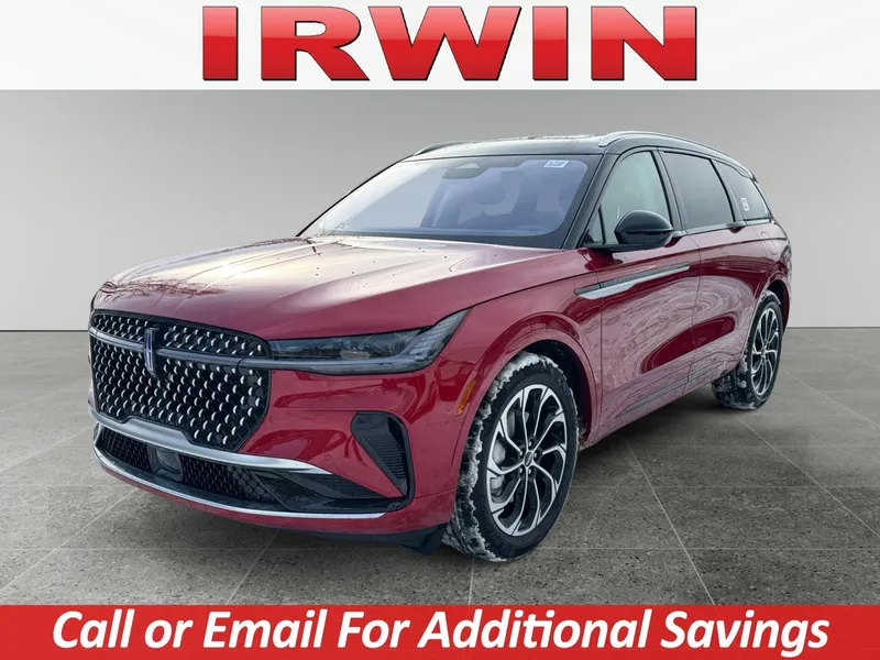 2026 Lincoln Nautilus Reserve in Red — front three-quarter view