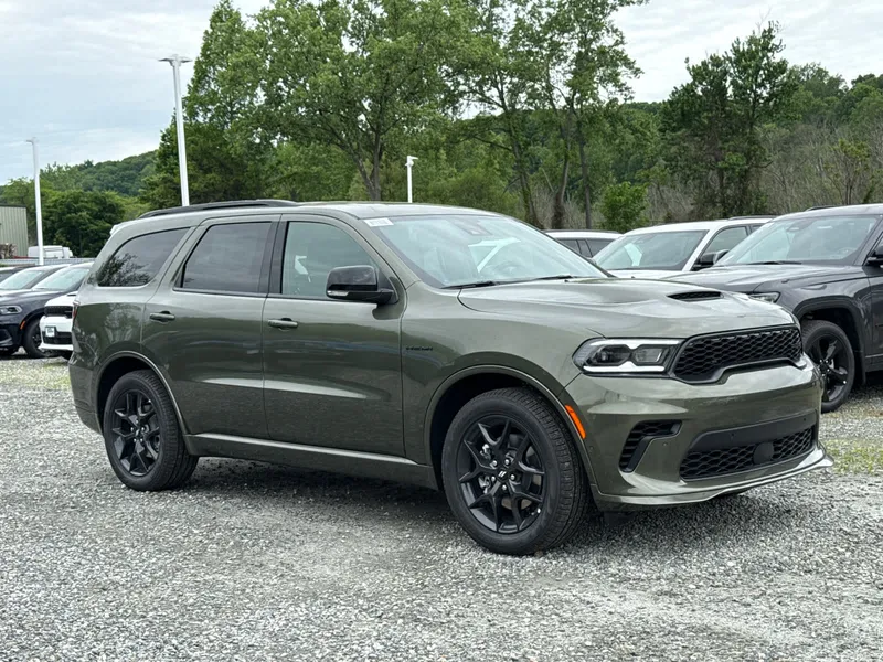 2026 Dodge Durango GT Plus HEMI V8 in Green Machine — front three-quarter view