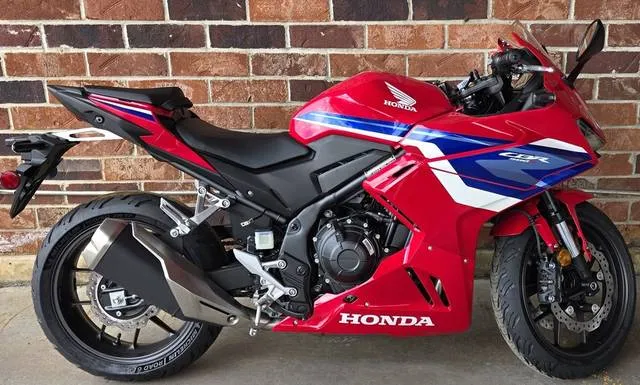 2025 Honda® CBR500R — front three-quarter view