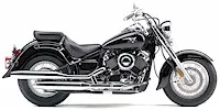 2008 Yamaha V Star Classic — front three-quarter view