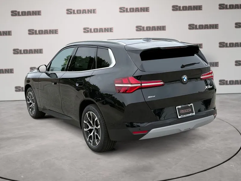 2026 BMW X3 — rear three-quarter view