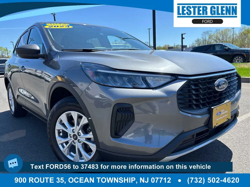 2024 Ford Escape Active in Carbonized Gray — front three-quarter view