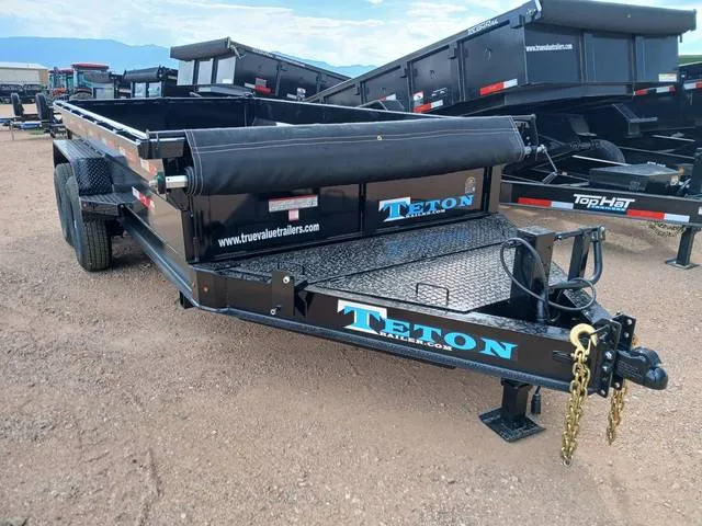 2024 TETON "14K" 14' x 83" DUMP — front three-quarter view