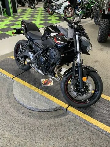 2025 Kawasaki Z650 — front three-quarter view