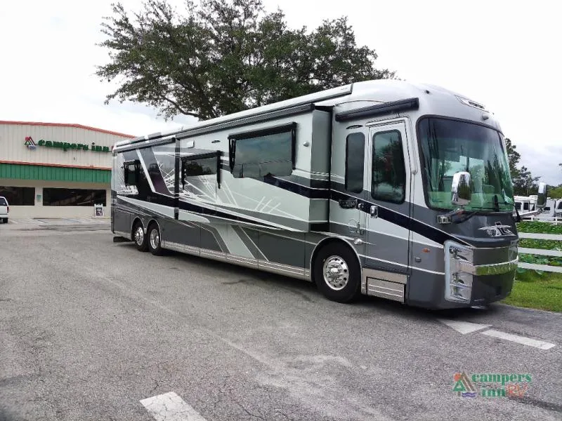 2023 Entegra Coach Cornerstone — front three-quarter view