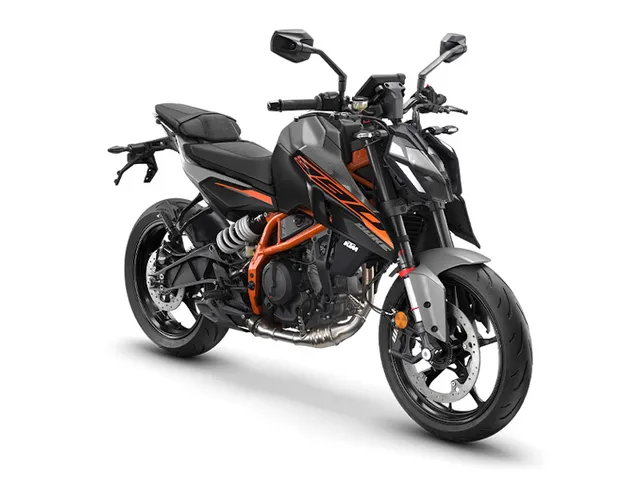 2026 KTM 390 Duke — front three-quarter view
