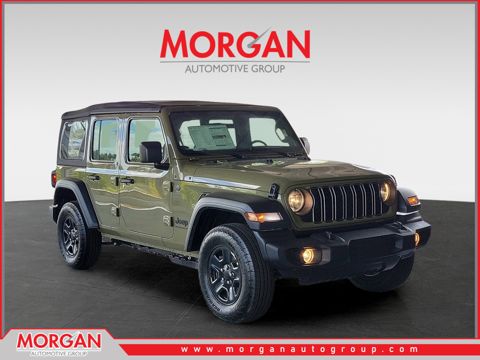 2026 Jeep Wrangler Sport in 41 — front three-quarter view